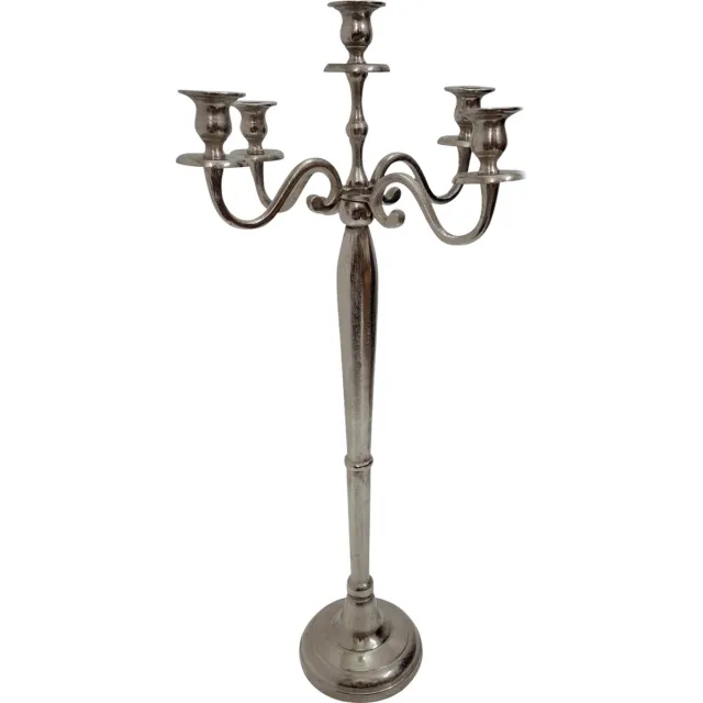 Lesliliving Outdoor Living - Kandelaar Classic Zilver 78cm