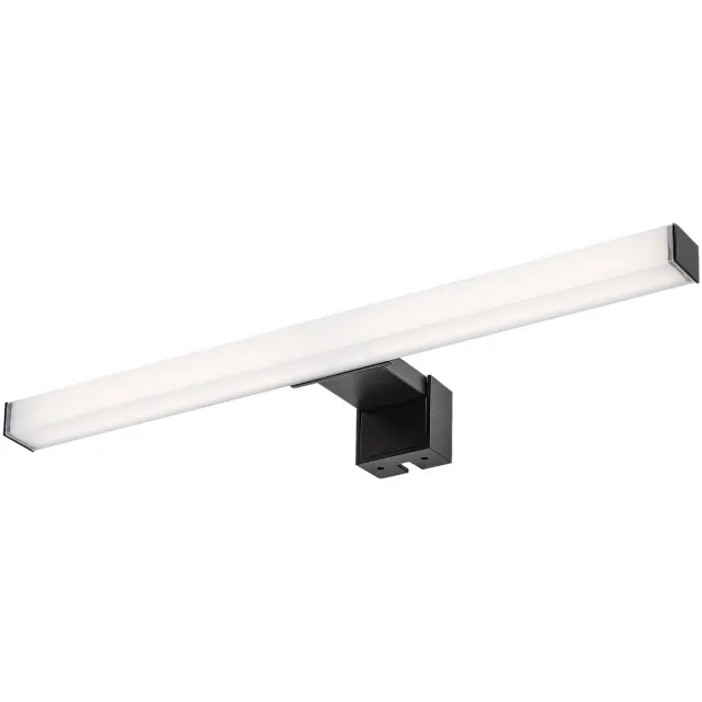 Rabalux Oliro Spigellamp - LED-badkamerlamp 6 W, zwart, IP44, 4000 K, 75051