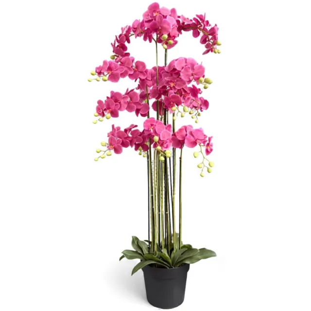 Oosterik Home Orchidee fuchsia in pot H 160 cm kunstplant Oosterik Home onbekend