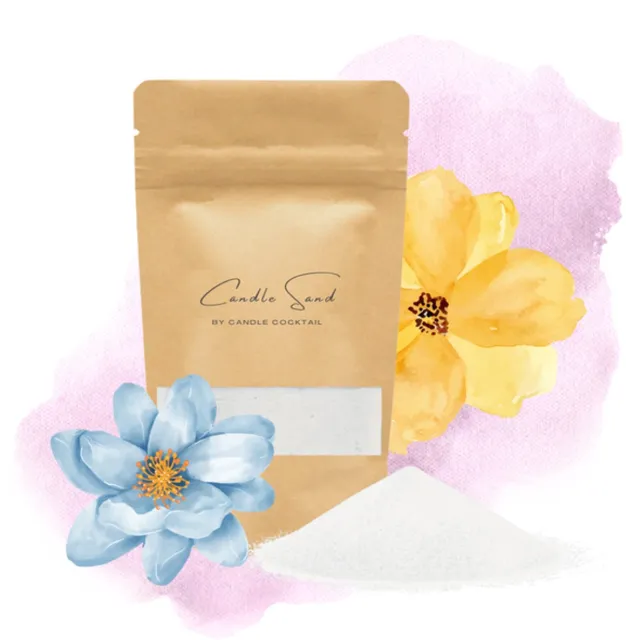 Candle Cocktail 1 KG Geurend Kaarsenzand | Flower Fields | Incl. 15 Lontjes Flower Fields | 1 KG
