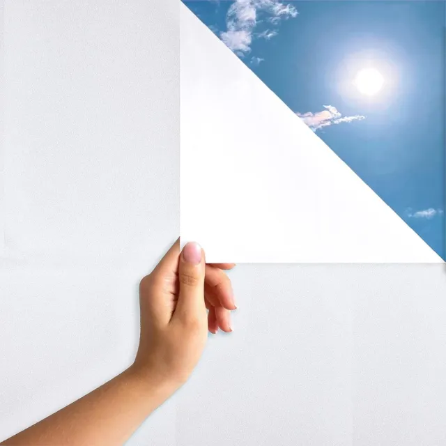 Solacis Privacy Folie Raam - Raamfolie - Folie Raam - Zichtwerend - Anti Inkijk Raamfolie - Must have voor uw privacy! wit