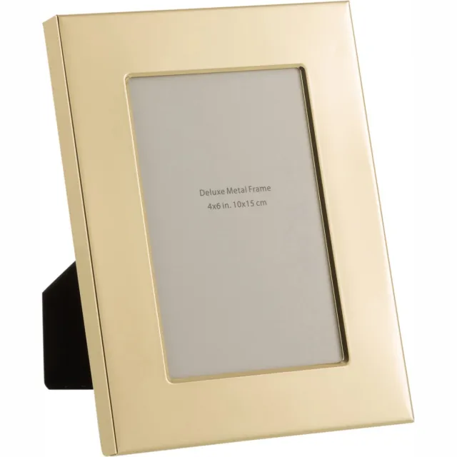 J-Line fotolijst Brede Boord - metaal - goud - small - 2 stuks