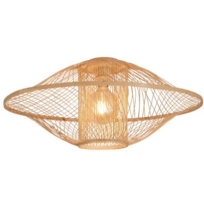 Good&Mojo Plafondlamp Maui bamboe/kap ø70xh.30cm naturel