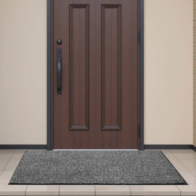 Vevor Dirt Trapper Mat, 1524 X 914 mm, Binnen- En Buitendeurmat, PVC-Achterkant, Wasbaar Entreemat voor Hal, Entree, Keuken, Balkon, Garage, Grijs