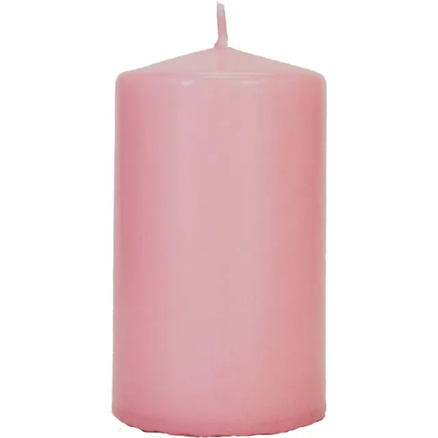 Wenzel Safe Candle stompkaars oudroze Ø 60 mm, hoogte 100 mm