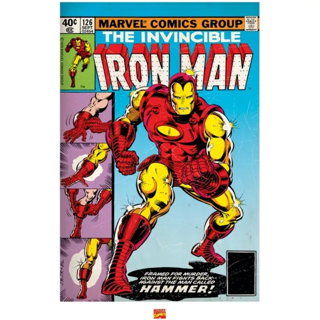 Marvel Poster - Iron Man - 50 X 40 Cm - Multicolor Multi color