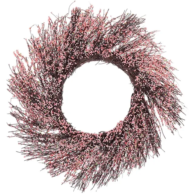 Beliani GALLETAS - Krans - Bruin - Synthetisch materiaal