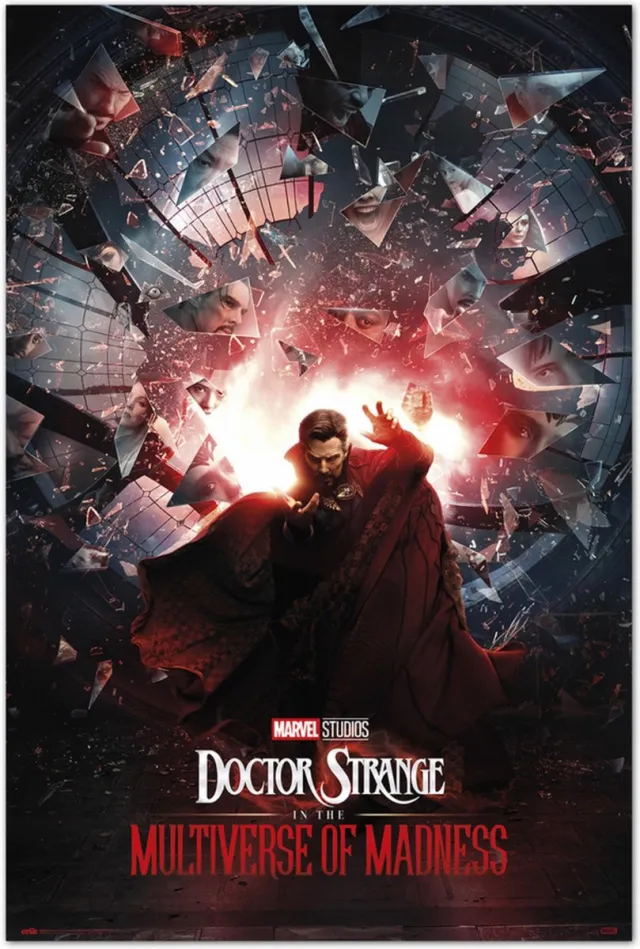 Hole in the Wall Marvel Doctor Strange in the Multiverse of Madness - Maxi Poster - 61 x 96.5 cm Zwart