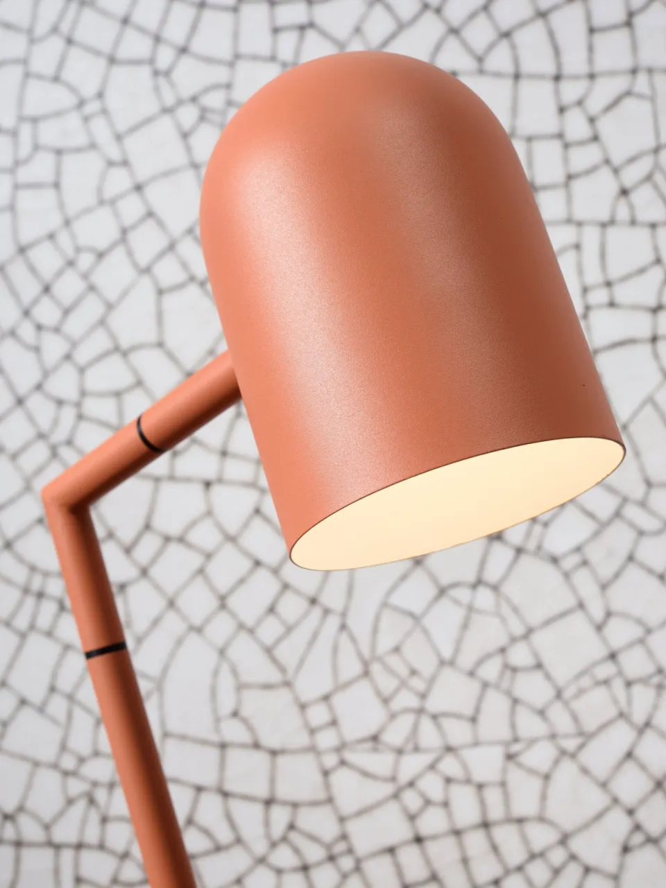 It's About Romi Vloerlamp ijzer Marseille h.141cm/kap rond h.17xdia.12cm, terra, foto 6