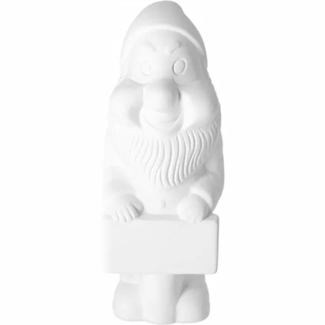 Esschert Design Esschert - Design - Tuinkabouter - met - verf - doe-het-zelf Wit