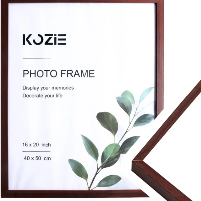 KOZIE Fotolijst - 40x50 cm - Walnoot