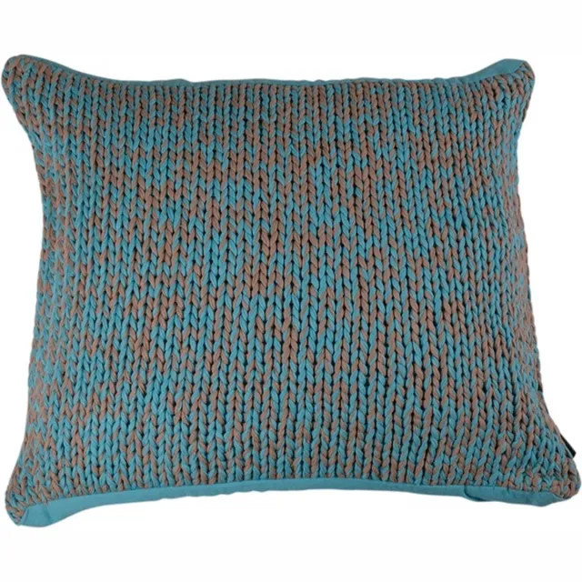 Linen & More Kussen Double Knit /Taupe | 45 X 45 | Sierkussen Voor Woonkamer Of Slaapkamer