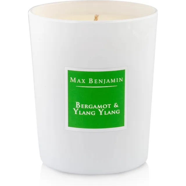 Max Benjamin Groen Classic Geurkaars Bergamot & Ylang Ylang