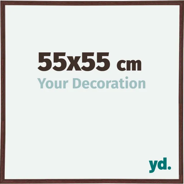 yd. Your Decoration - Fotolijst 55x55 cm - Kunststof - Bruin - Annecy