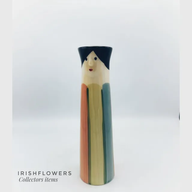Irishflowers Vaas - Villa Pottery - Moederdag - Moederdagcadeautje - Decoratie - Porselein - Waterdicht - Puppets 1B Geel