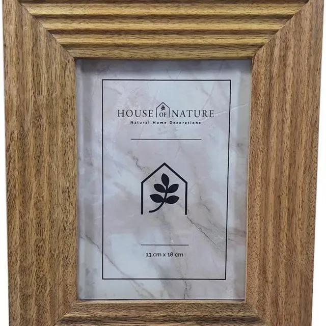 House of Nature Mango houten fotolijst - 13 x 18 cm Natuurlijk Hout