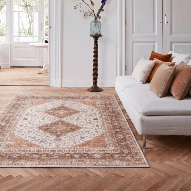 Interieur 05 Vintage vloerkleed Nomad Lichtroze - 160 x 230 cm - (M)