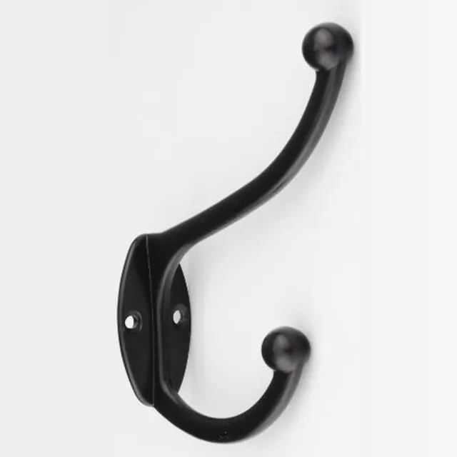 Hookz Kapstokhaak Simone - zwart | Jashaak | Wandhaak | kapstok haken | Kapstokhaak Zwart | Hookz