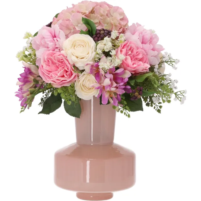 maxifleur Kunstplanten Kunstboeket Mathilde Turnhout 40 cm Roze