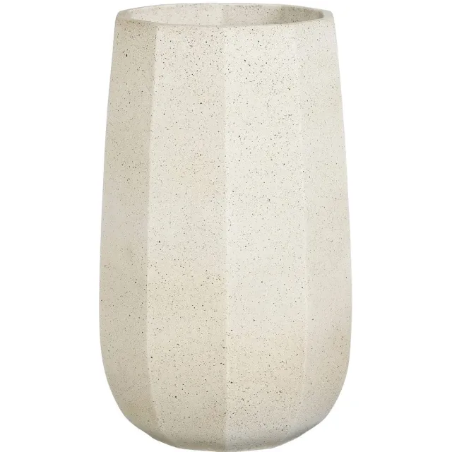 Mica Decorations vaas Lennart (16x28 cm) Crème
