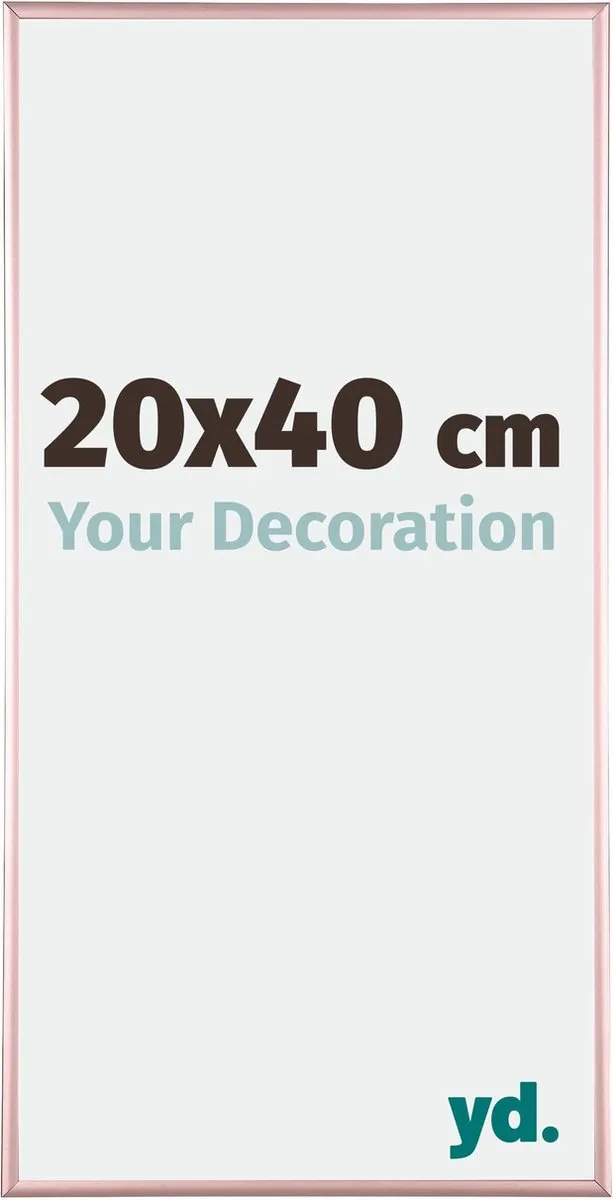 yd. Your Decoration - Fotolijst 20x40 cm - Aluminium - Koper - Kent