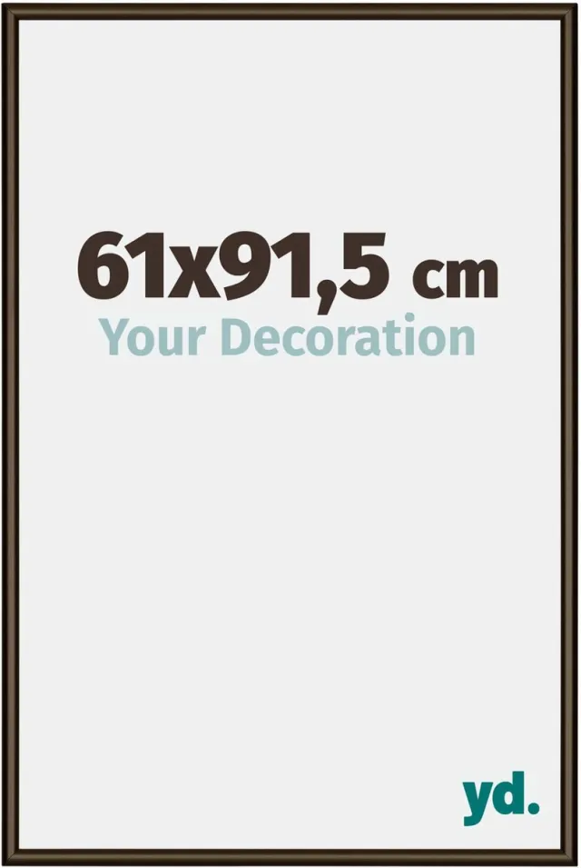 yd. Your Decoration - Fotolijst 61x91,5 cm - Aluminium - Walnoot Structuur - New York