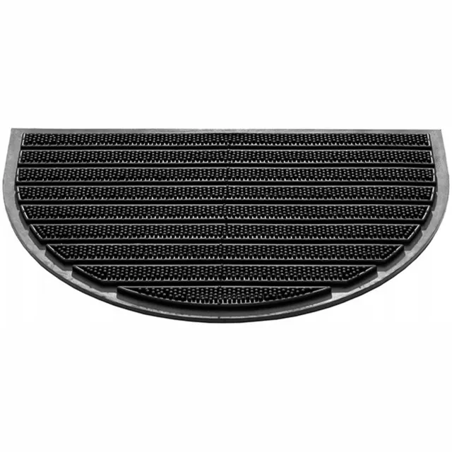 Csn Merkloos Markless rubberen deurmat 60x40 cm - Antislip en duurzaam Zwart