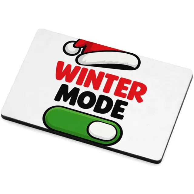 Mr Cadeautjes MDF magnetische fotolijst 7,5 x 5 - design Feestmodus voor een andere tijd van het jaar met hetzelfde a | cadeau Wit
