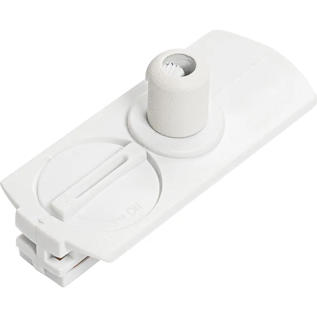 QAZQA Luxe hanglamp adapter voor 1-fase rail wit Wit hanglamp adapter 1