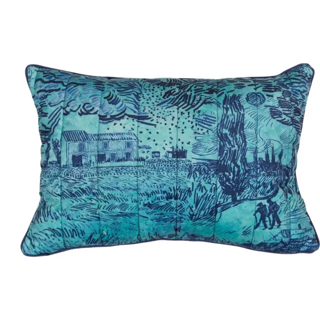 Beddinghouse x Van Gogh Museum Champ de Ble Sierkussen - 40x60 cm - Blauw