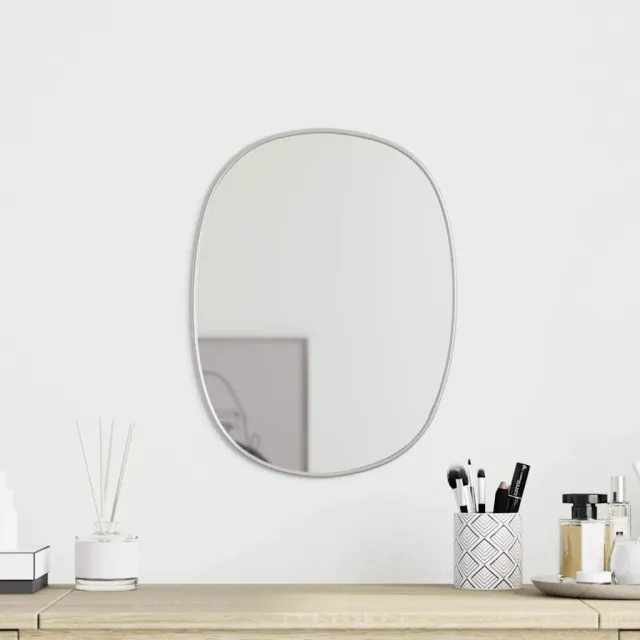 vidaXL Wandspiegel 40x30 cm zilverkleurig