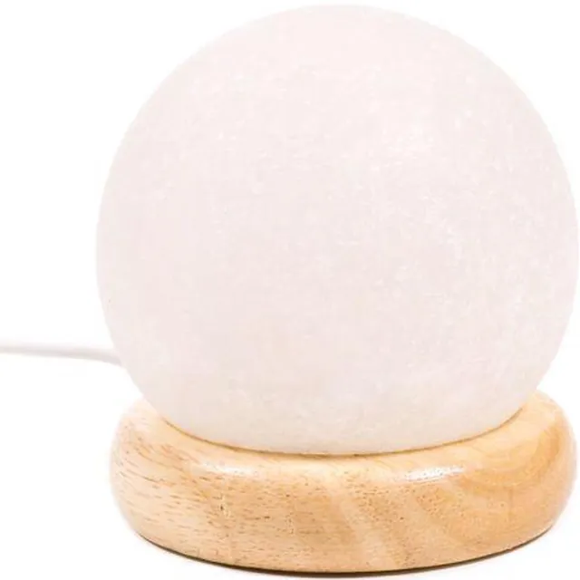Yogi & Yogini Mini Mood zoutlampje bol wit USB + LED - 9 - 450