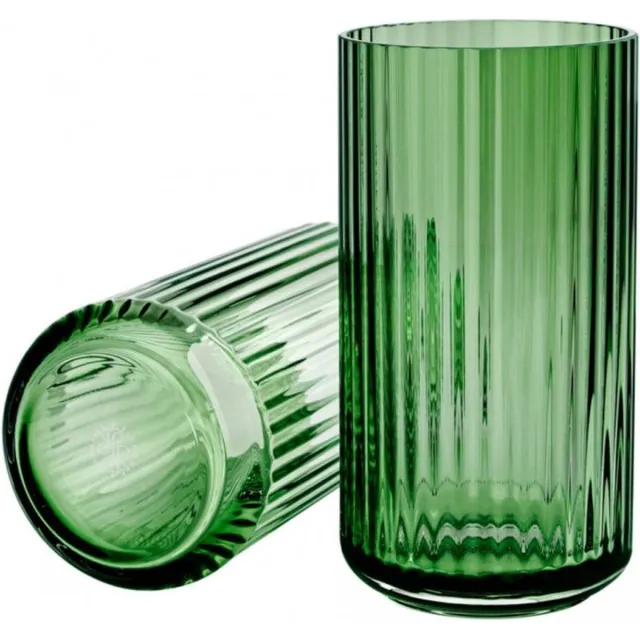 Lyngby Glas Lyngby Vaas Kopenhagen Groen Glas 20cm