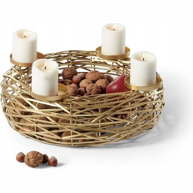 Philippi Boschendal Adventskaars S - Gouden Stalen Decoratie