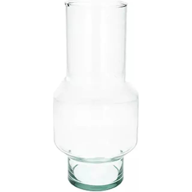 Bellatio Flowers & Plants Bloemenvaas Toronto - helder transparant glas - 9 x 28 cm - decoratieve vaas - bloemen/takken