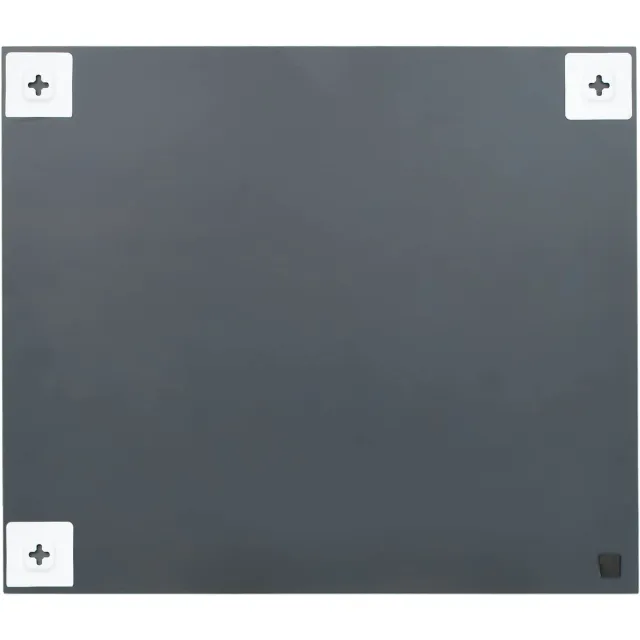 vidaXL Spiegel frameloos 100x60 cm glas Zilver