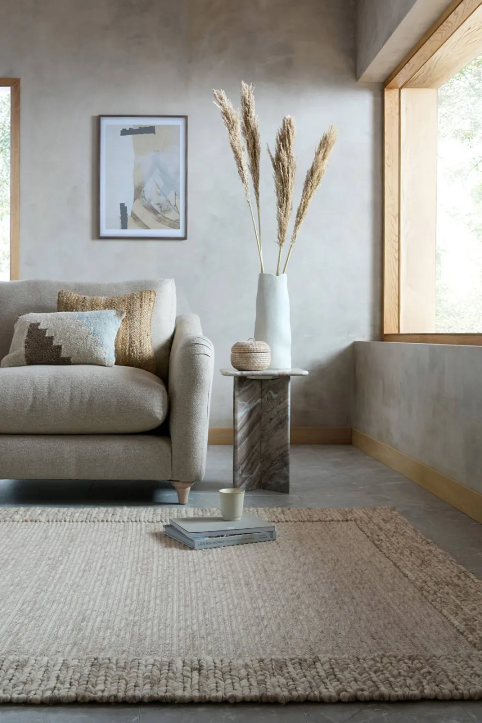 Flair Rugs wollen vloerkleed naturel, foto 2