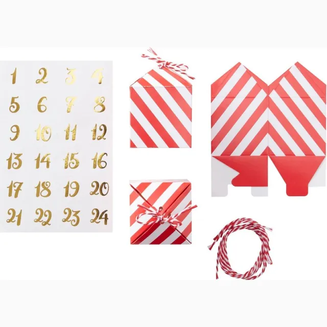 Ginger ray Ginger Ray - Red & Gold - DIY Adventkalender Rood