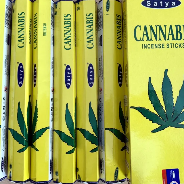 Satya Cannabis - wierook stokjes - 6 doosjes
