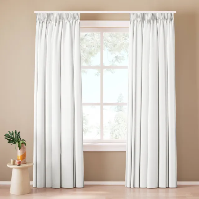 NOUS Living Lichtdoorlatend gordijn kant en klaar Sofia (per stuk) (150 x 290 cm)* Off-white