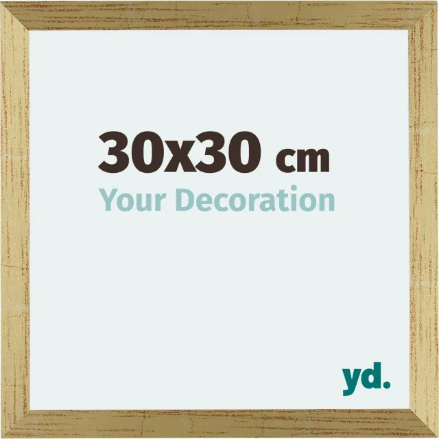 yd. Your Decoration - Fotolijst 30x30 cm - MDF - Goud Glans - Mura