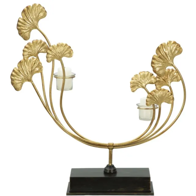 Mauro Ferretti Kandelaar Glam Iris 50×12×55 cm Goud