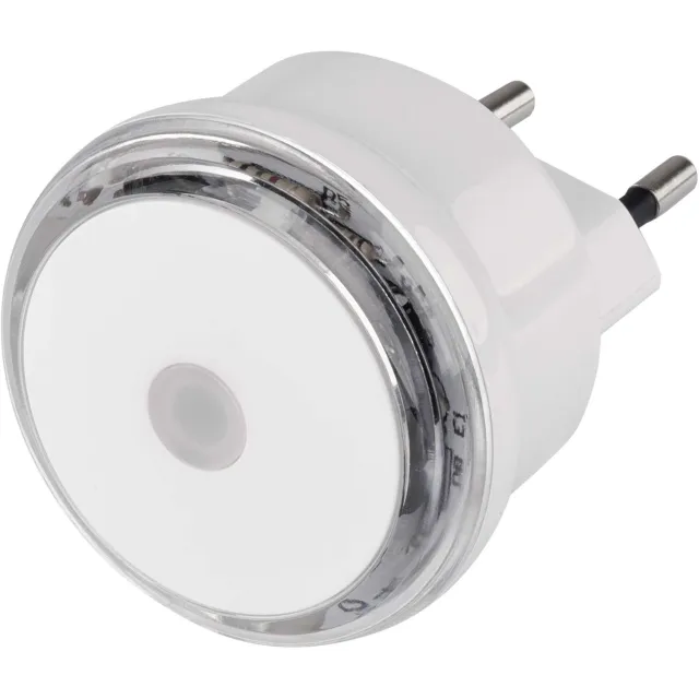 Emos LED-nachtlampje met lichtsensor voor in het stopcontact, P3306 Wit