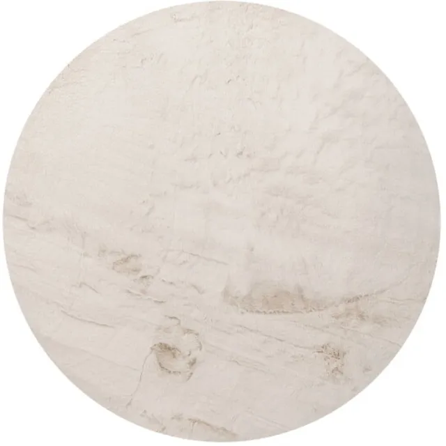 Must Living Lodge vloerkleed rond polyester zand - Ø200 cm Naturel