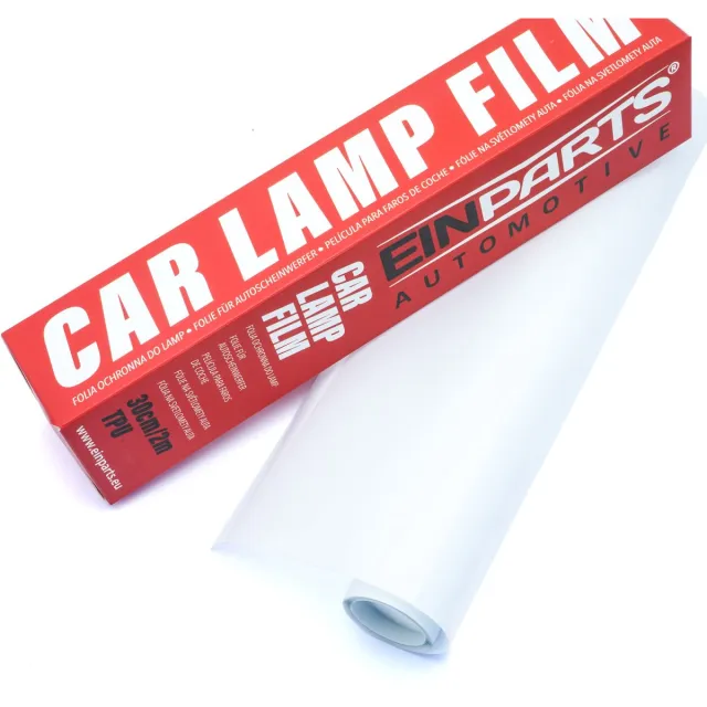 EINPARTS AUTOMOTIVE Einparts Polyesterfolie Voor Lampen 30X200Cm Krassen, Uva- En Uvb-Stoornis Transparent