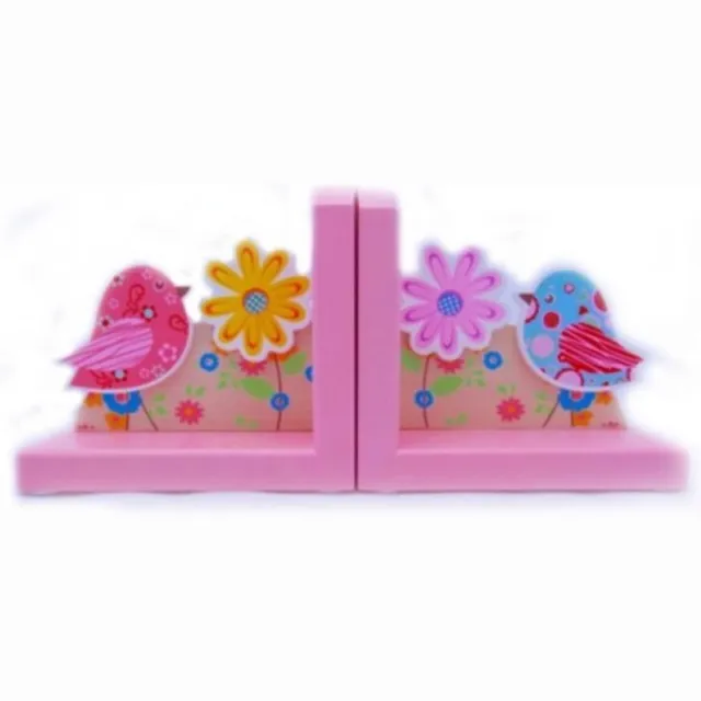 simply for kids Boekensteunset Vogeltjes (Roze)