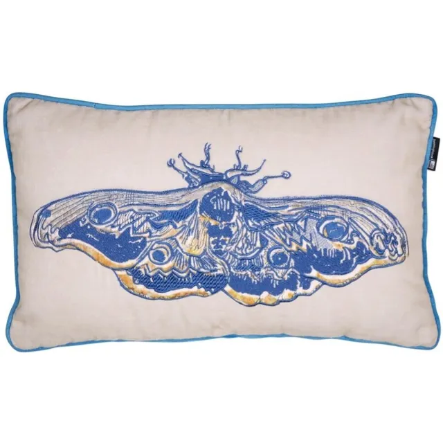Beddinghouse x Van Gogh Museum Paon de Bonne Nuit Sierkussen - 30x50 cm - Blauw