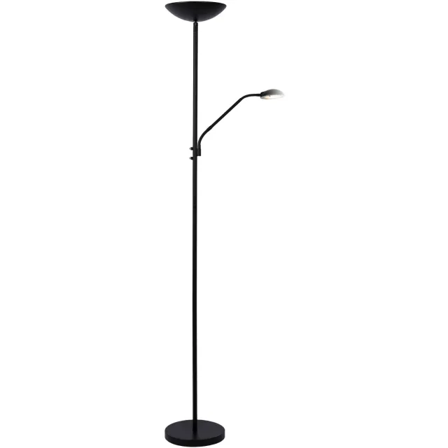 Lucide ZENITH - Leeslamp - LED Dimb. - 3000K - Zwart
