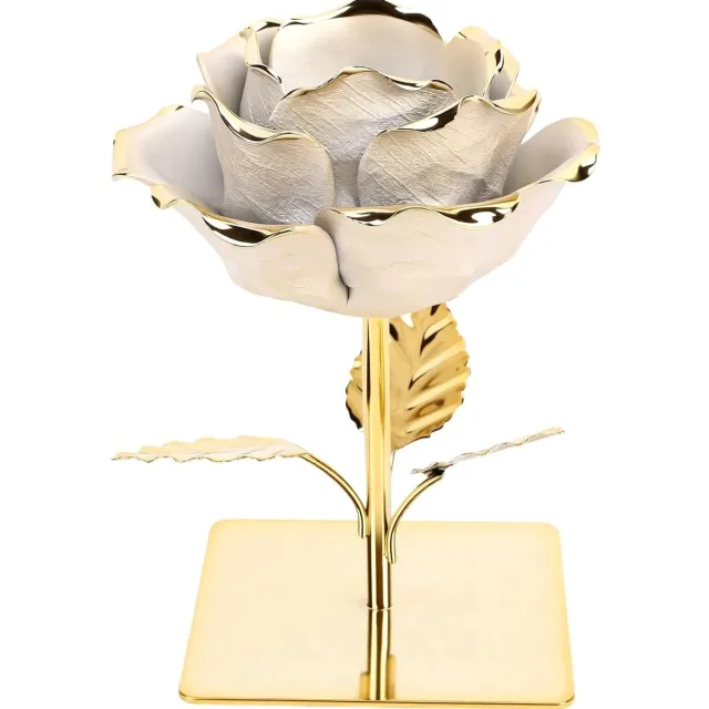 Inna (SklepikNaMedal) Decoratieve Keramische Rozen Kandelaar - 14,5 cm Niet gespecificeerd