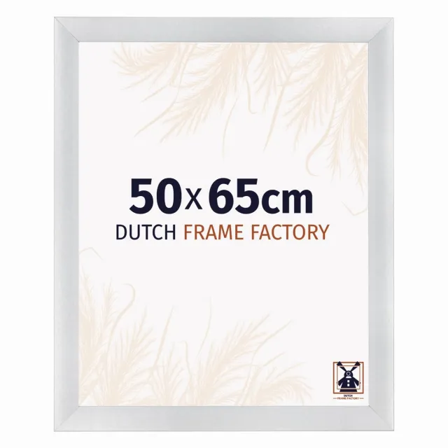 Dutch Frame Factory Fotolijst 50x65 cm - MDF - Zilver Mat - Praag